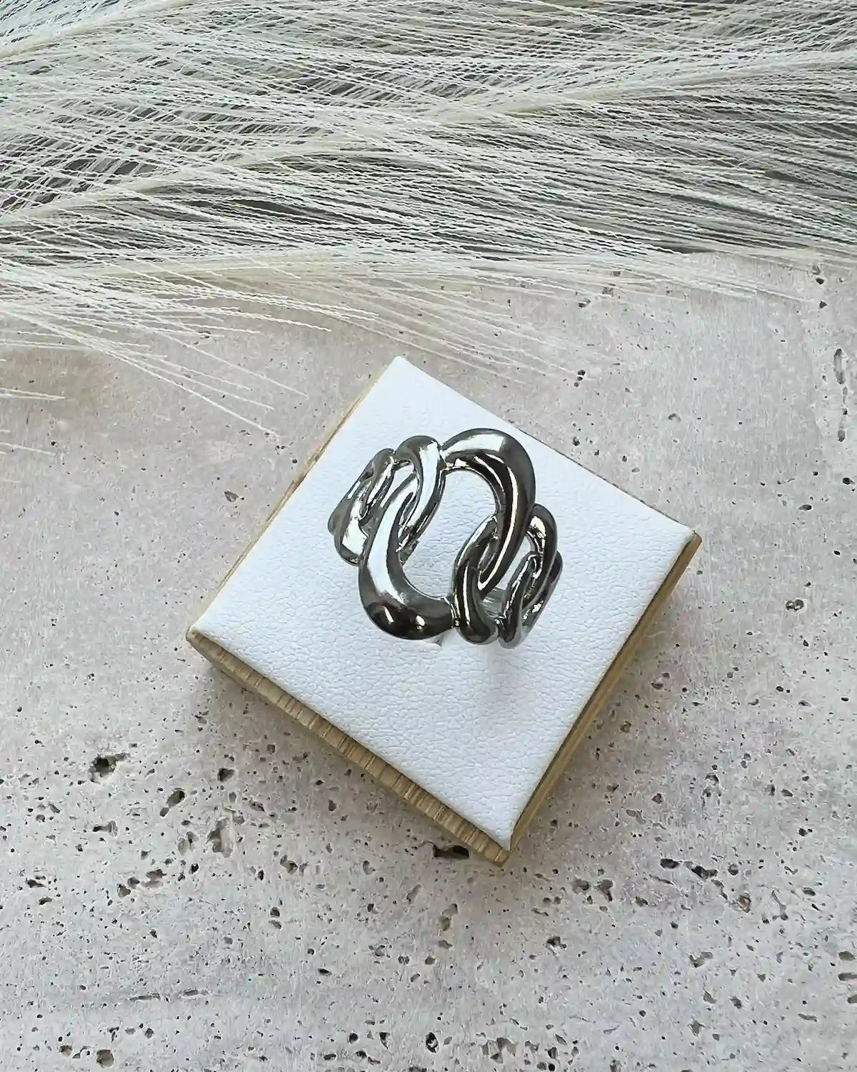 BALI || Anillo Ajustable Plateado