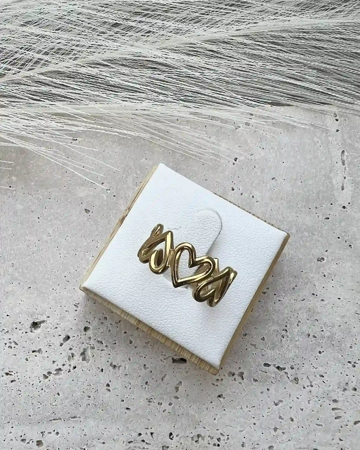 VALENTINA || Anillo Corazones Ajustable