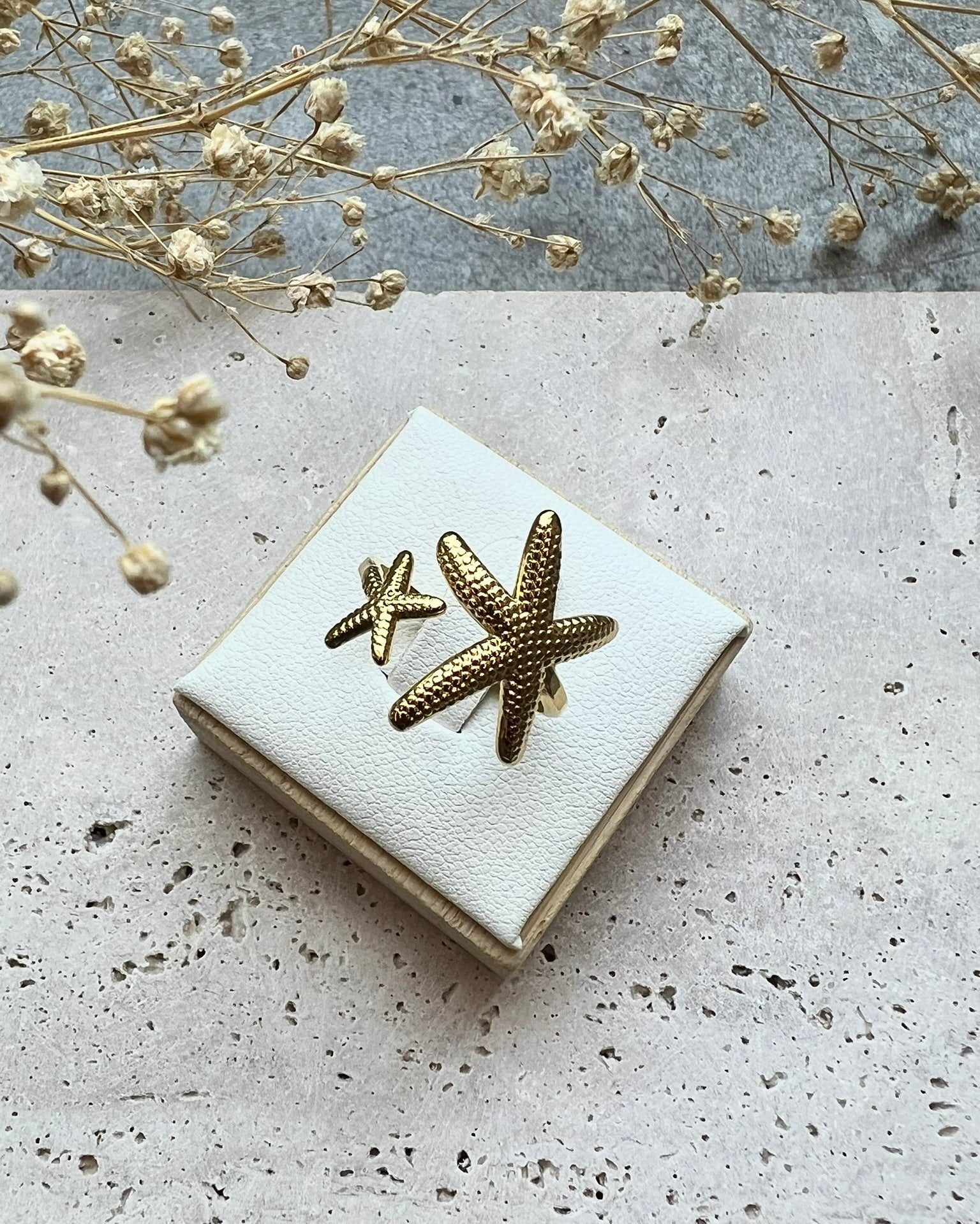 CLARA || Anillo Estrellas de Mar Ajustable