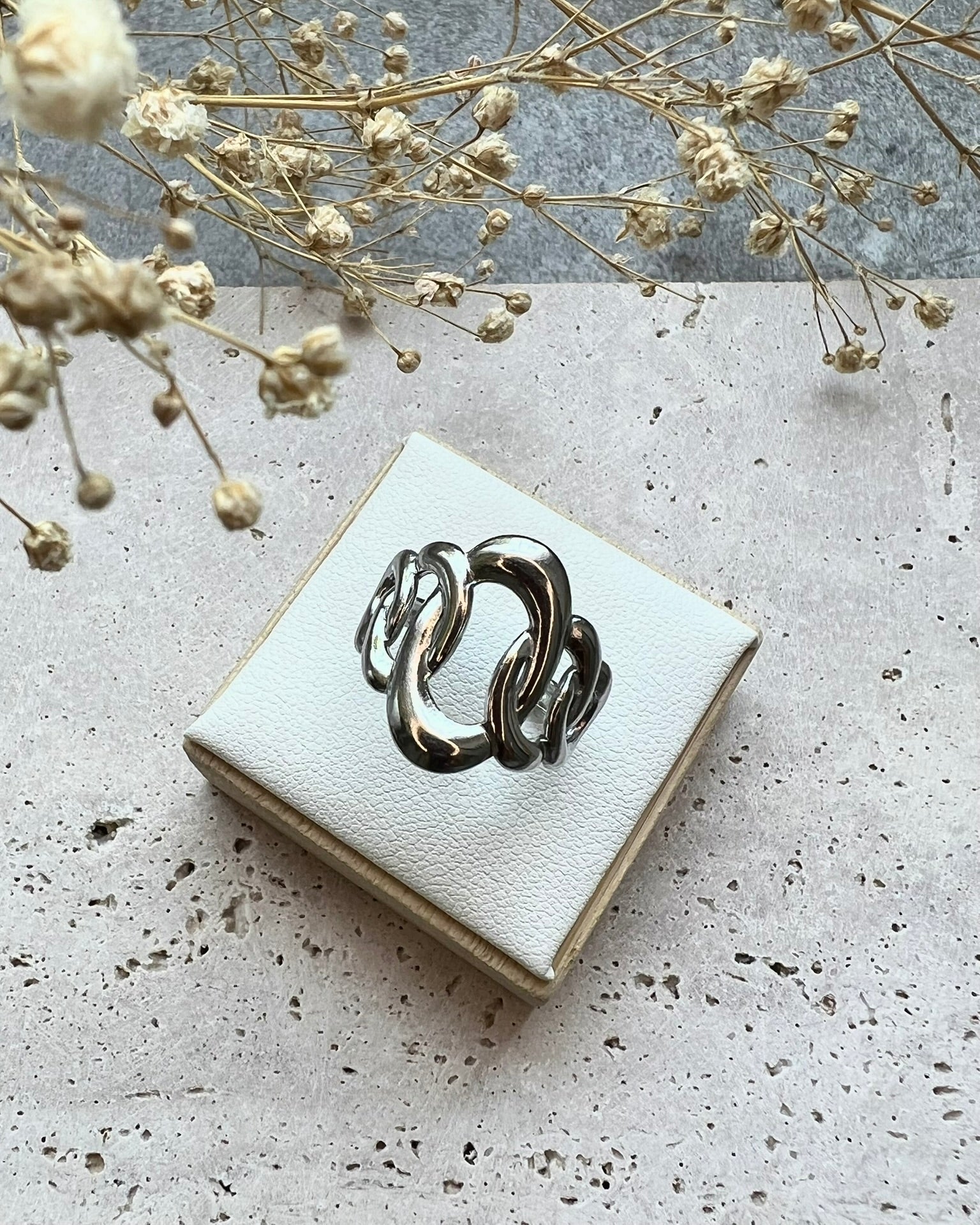 BALI || Anillo Ajustable Plata