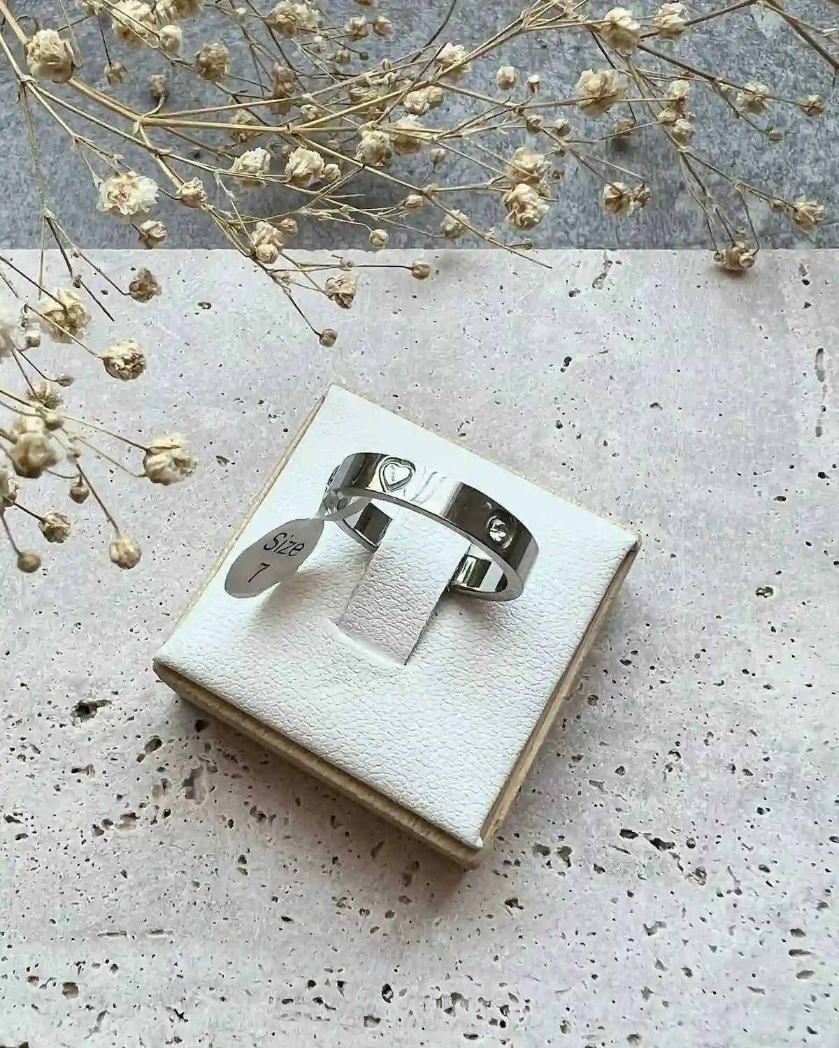 AMORA || Anillo Plateado