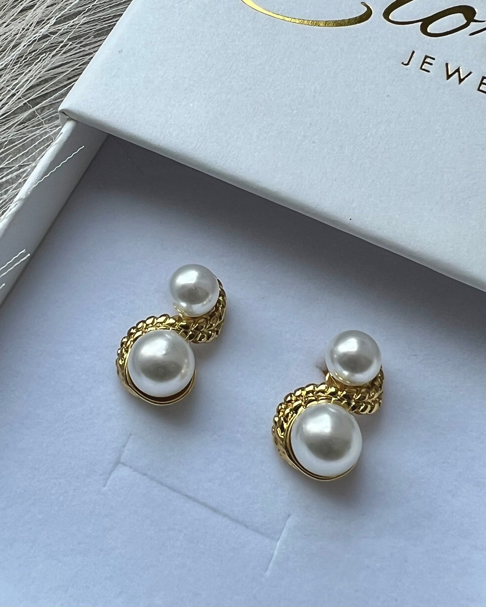 ADELA || Pendientes Perlas