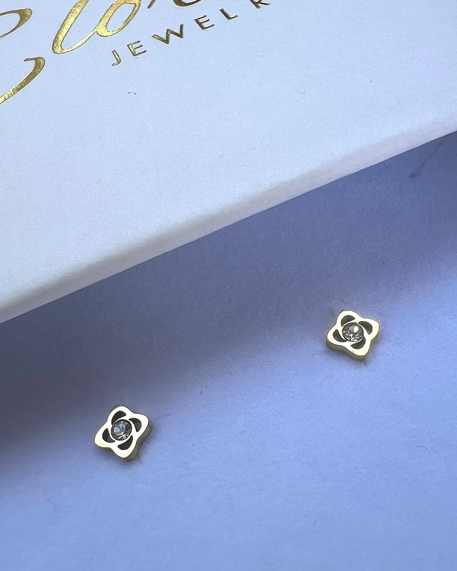 LUNIA || Pendientes flor